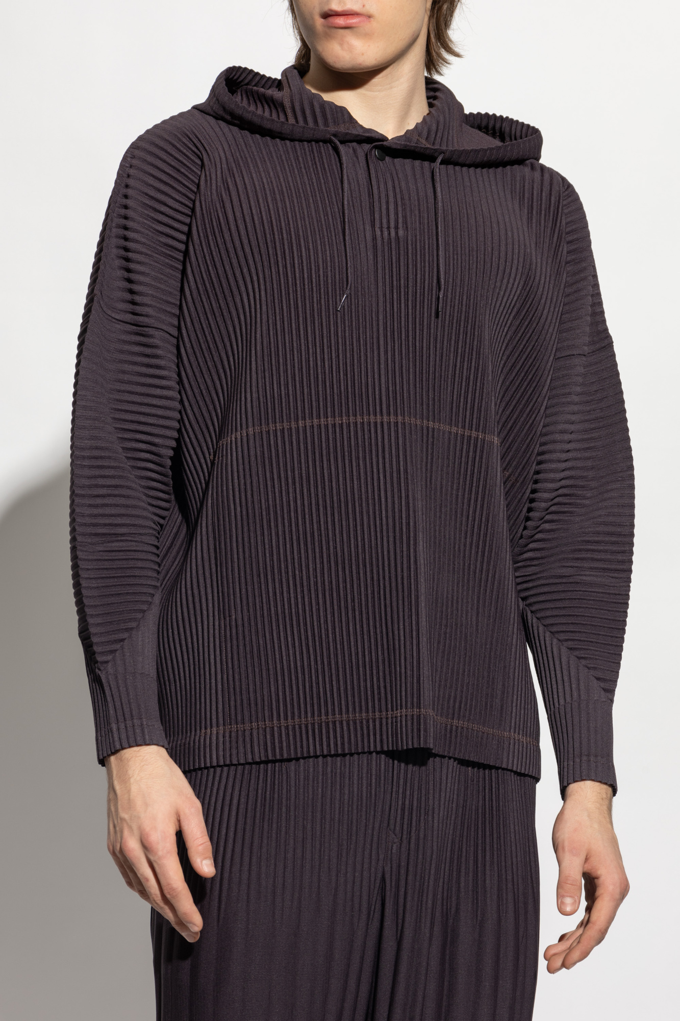 Homme Plissé Issey Miyake Pleated Sweatshirt | Men's
